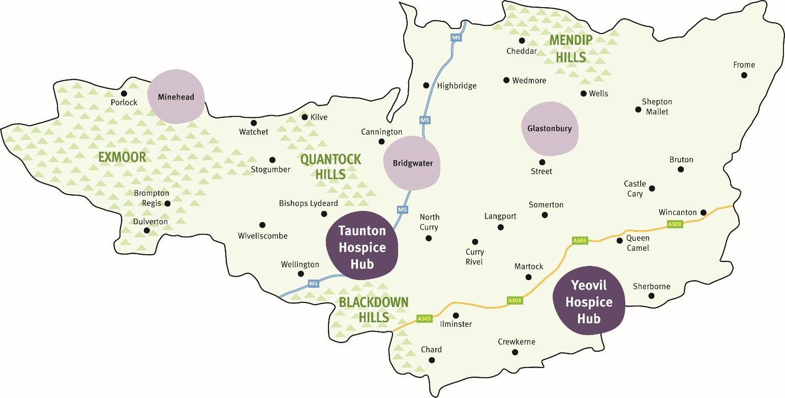 St Margaret's Hospice Care services across Somerset