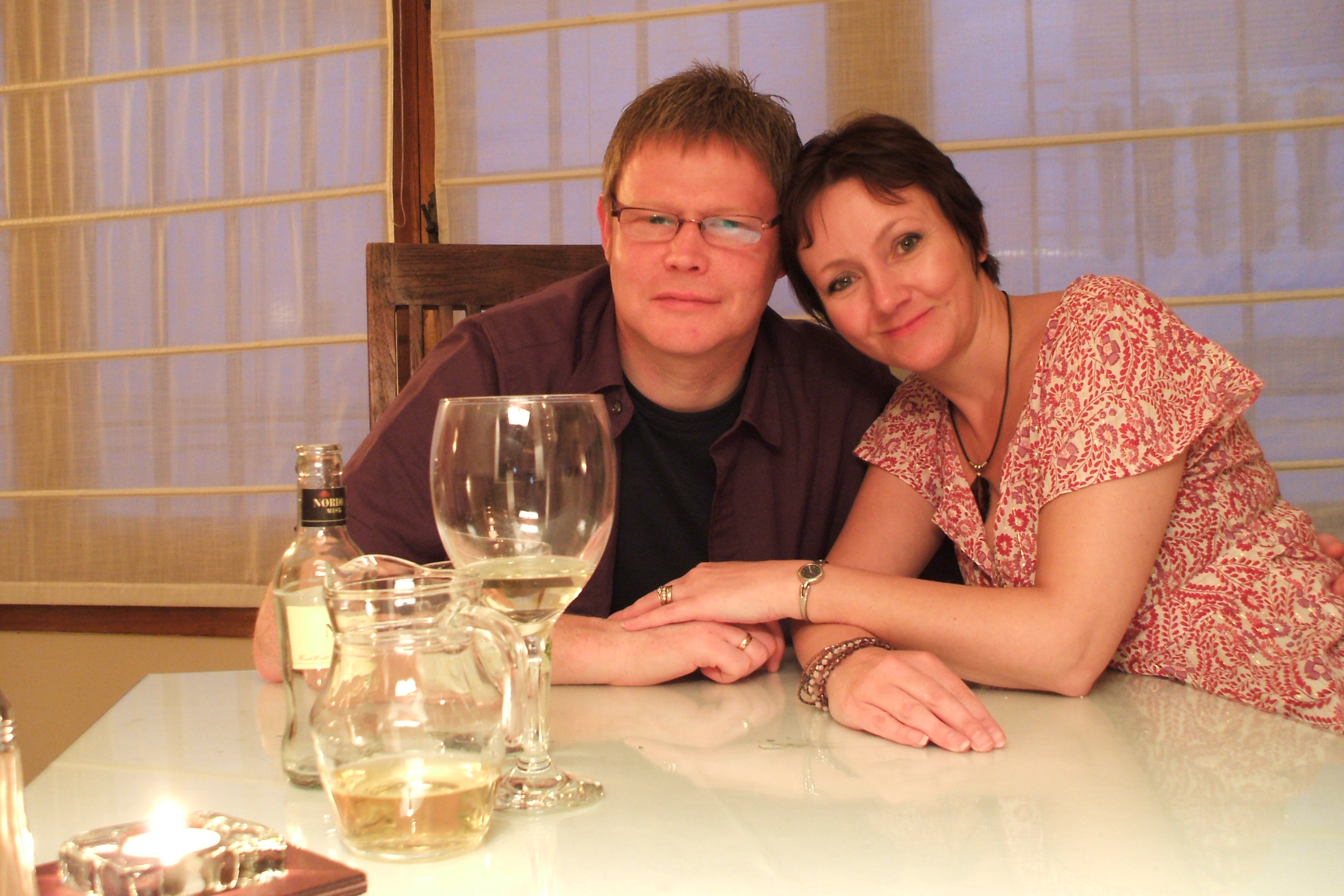 Tanya & Andy's wedding anniversary, 2009.