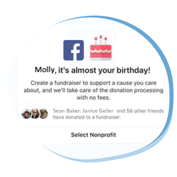 Facebook Birthday Fundraiser charity st margaret's hospice care