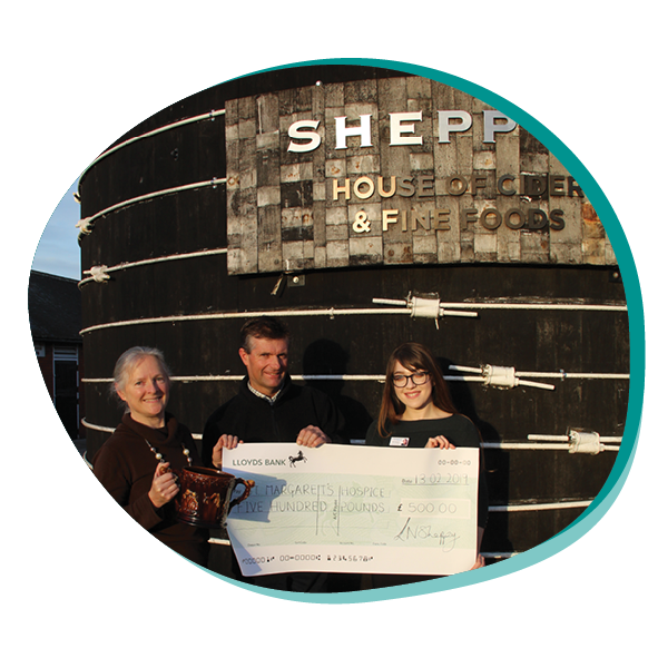 st margaret's hospice care corporate partners Sheppy's Cider