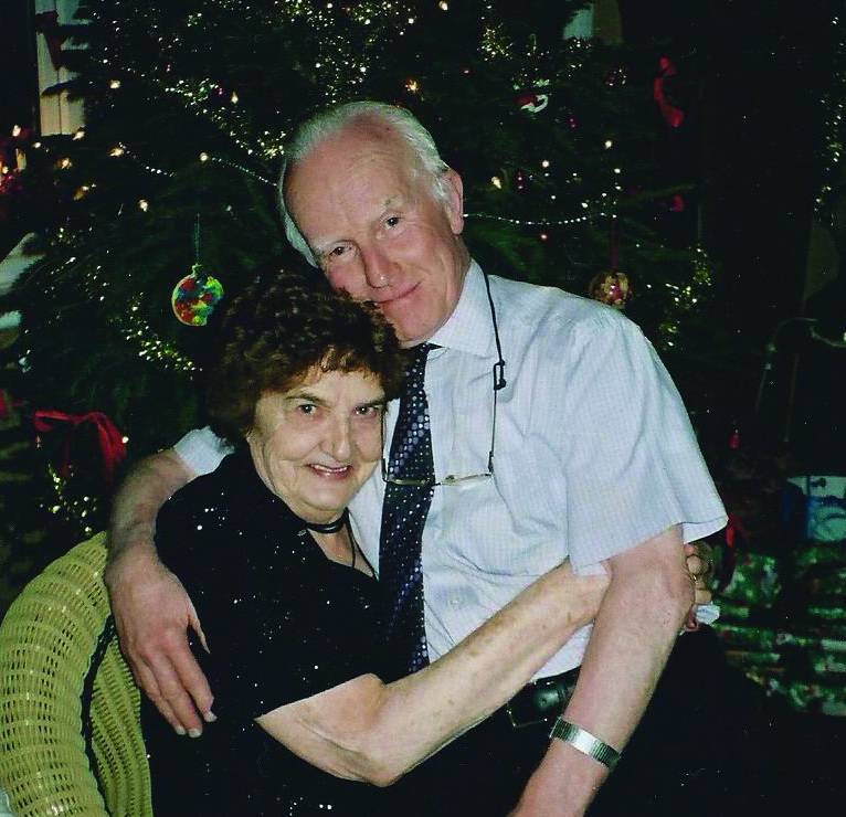 Karens mum and dad at christmas
