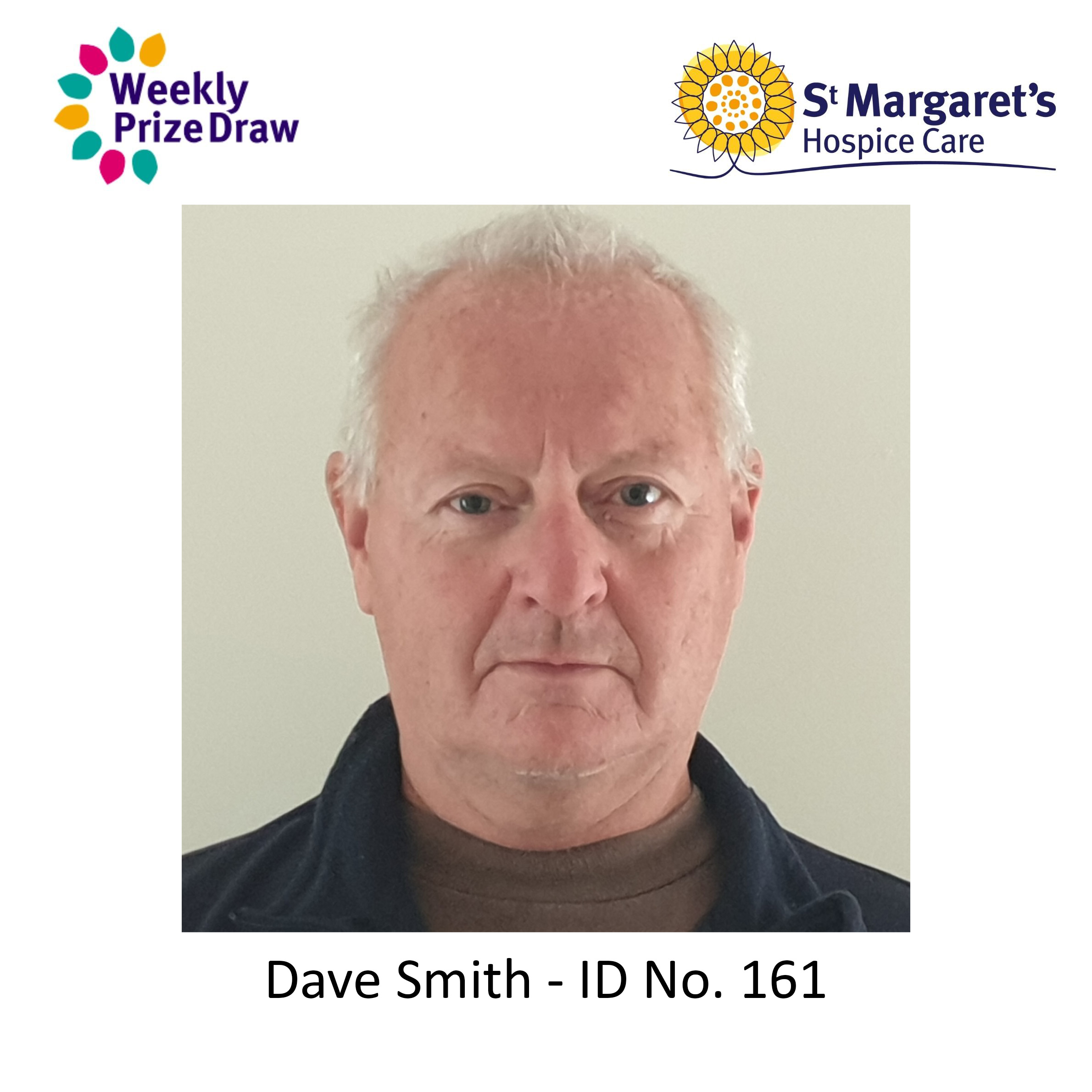 Dave Smith St Margaret's Hospice Lottery Canvasser