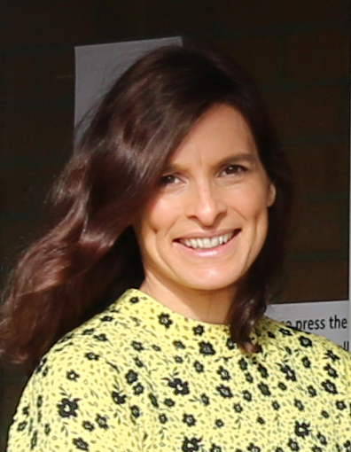 Joanna Hall - smiling to camera
