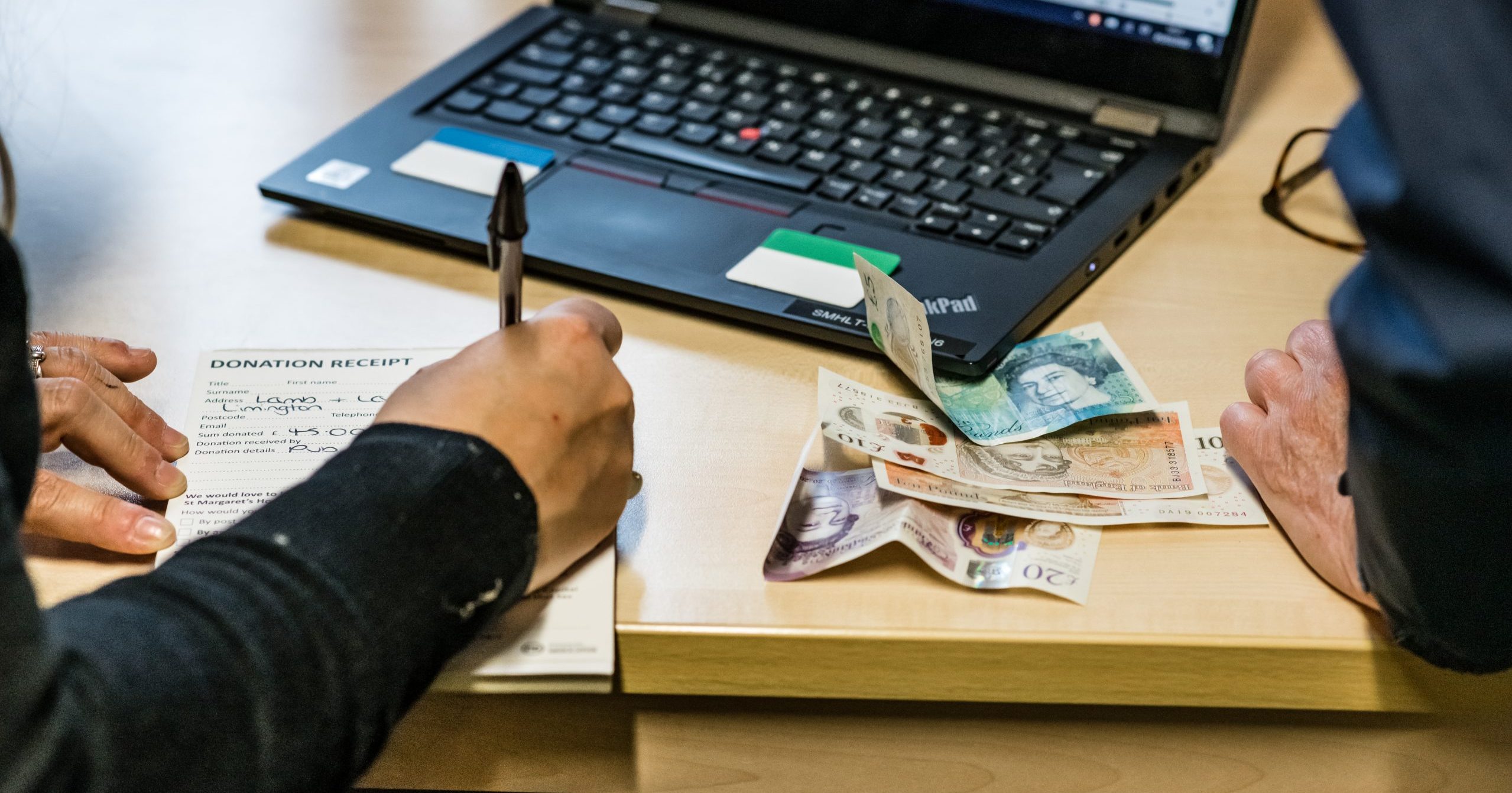 Paying in your fundraising