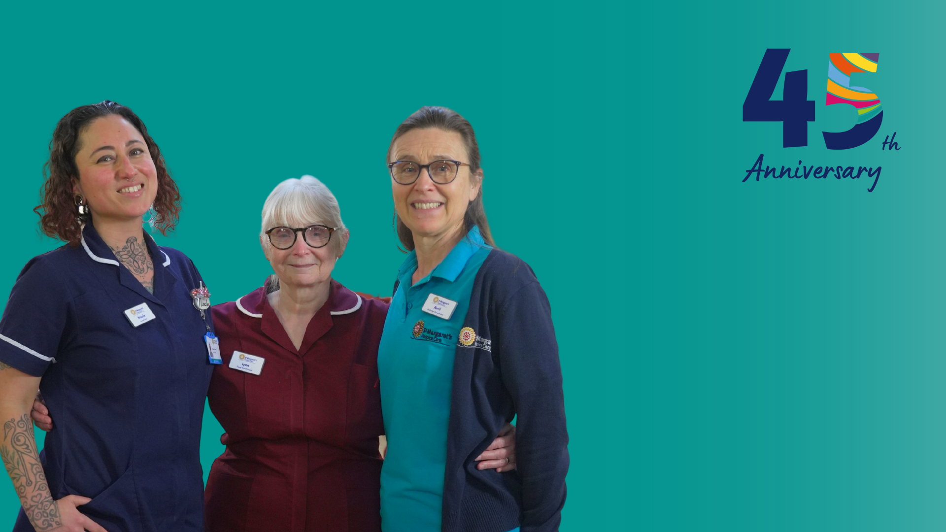 3 female healthcare professionals