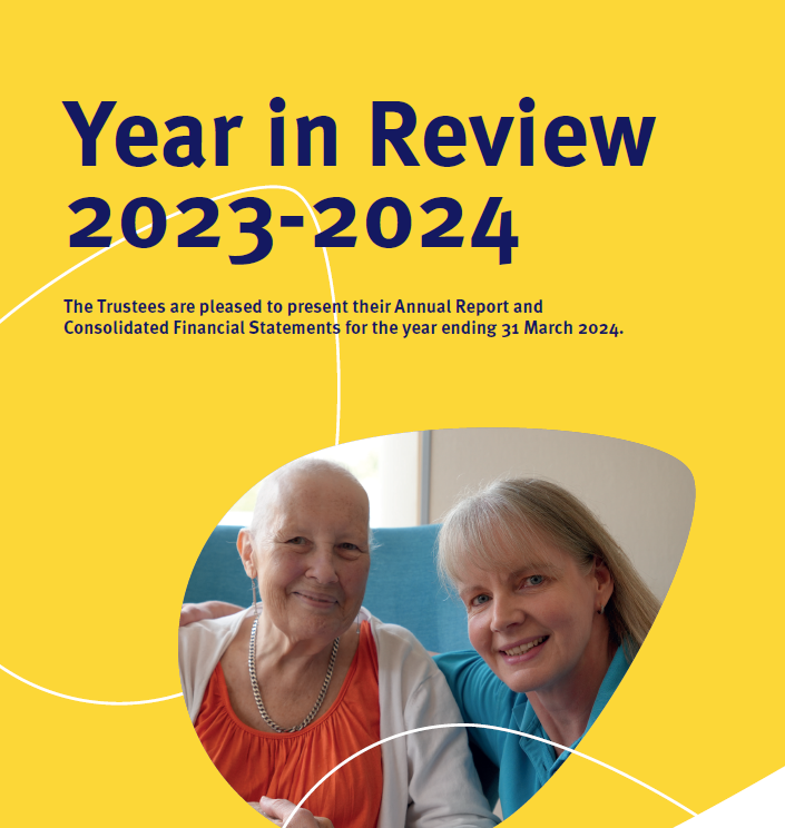 Front page pf a document called Year in Review