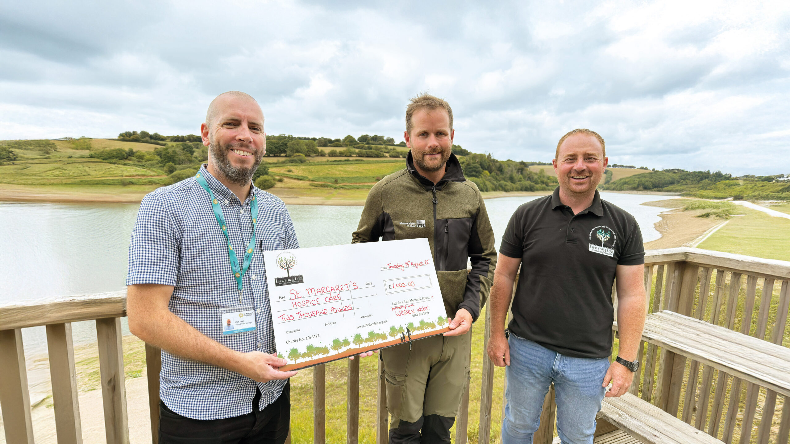 large cheque presentation